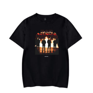 Bad Omens Face In The Flames Tee Front
