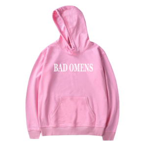 Bad Omens Death Pink Hoodie Tee Front