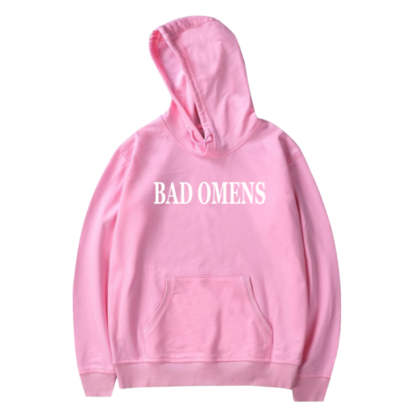 Bad Omens Death Pink Hoodie Tee Front