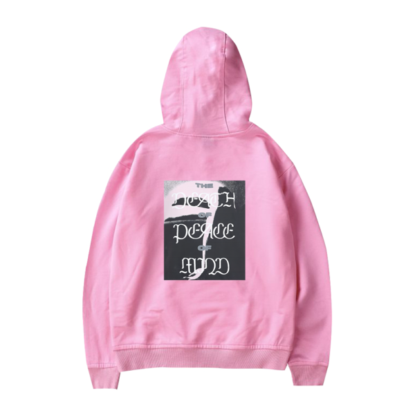 Bad Omens Death Pink Hoodie Tee Back
