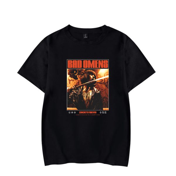 Bad omens - Concrete Forever EU Tour Tee – Black Front