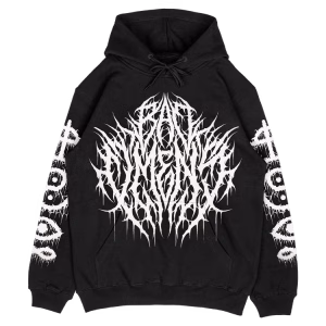 Bad Omens - Death Metal Hoodie (White Variant) Front